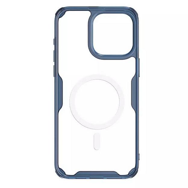 Чехол Nature TPU Pro Magnetic Case, Blue, (AP IP15 Pro Max) фото 6
