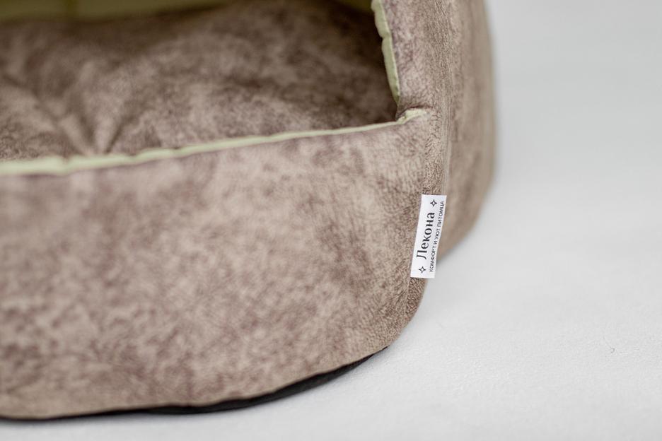 Домик Нельсон (велюр) №1 Camel для домашнего питомца ОПТ фото 4