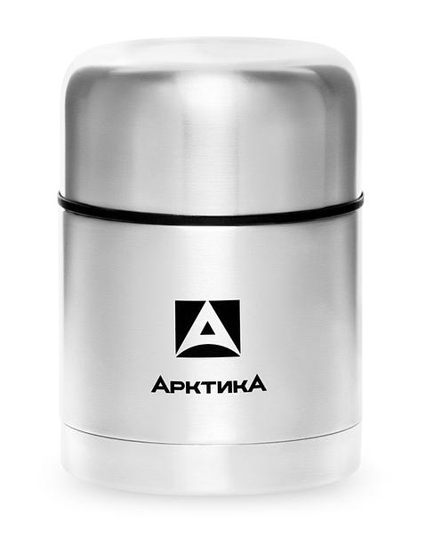 Термос Арктика 301-500А 0.5л. серебристый с чехлом фото 2