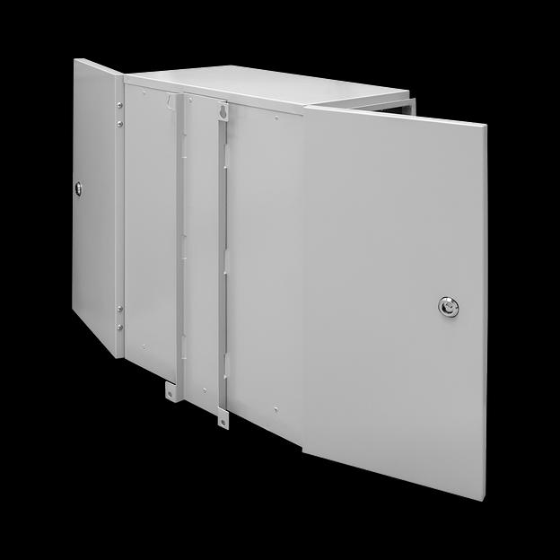 Шкаф уличный серии Real, 5U, 536х474х269, RAL7035 фото 7