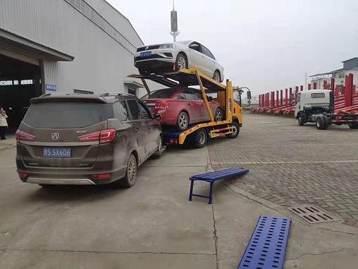 Эвакуатор двух ярусный на шасси FAW, 4x2, кабина J6F фото 3