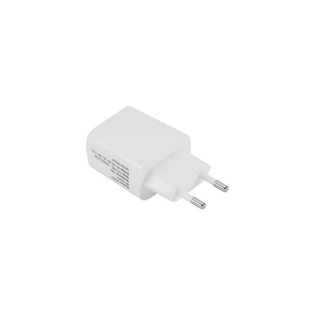 Сетевое зарядное устройство Buro BUWG1, USB-A, 18Вт, 3A, белый [buwg18p100wh] фото 1