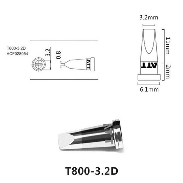 Паяльное жало, T800-3.2D фото 1