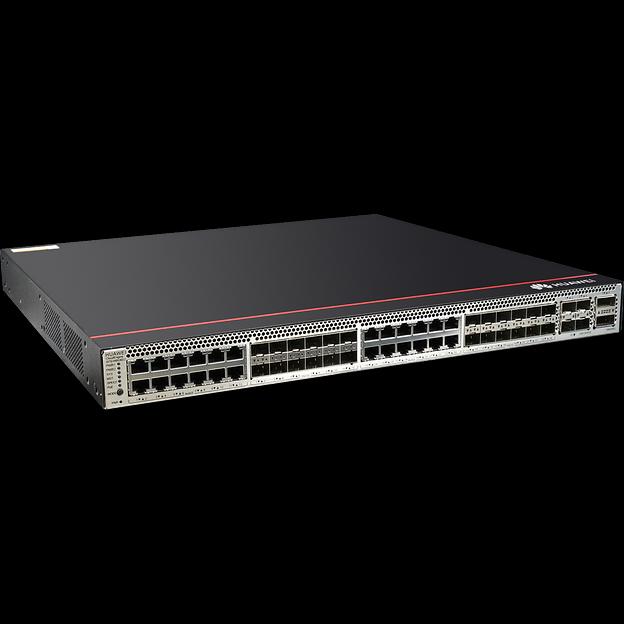 S5732-H48XUM2CC (24x100M/1G/2.5G/5G/10G Ethernet ports, 24x10GE SFP+ ports, 4x25GE SFP28 + 2x40GE ports or 2x100GE QSFP28 ports, 1xexpansion slot, PoE++, without power module) фото 1