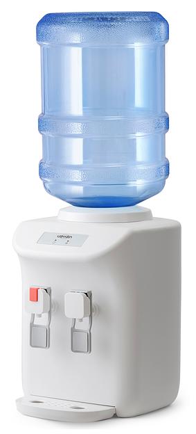 Кулер для воды Vatten D27WE, настольный, НАГРЕВ/ОХЛАЖДЕНИЕ ЭЛЕКТРОННОЕ, 2 крана, белый, 7025 фото 2