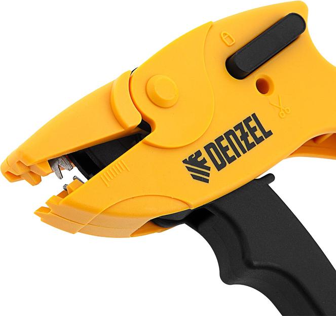 Щипцы для зачистки электропроводов, сечением 0,2-6 мм2, функция обрезания проводов// Denzel фото 4
