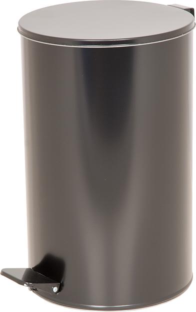 Урна с педалью черный 20 литров фото 1