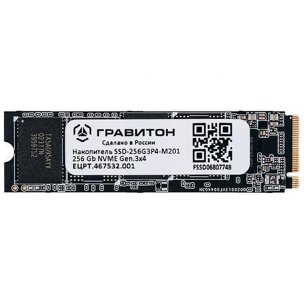 Твердотельный накопитель SSD Гравитон Накопитель SSD-256G3P4-M201, ЕЦРТ.467532.001_OEM m.2 256GB PCIe Gen3x4 NVMe фото 1