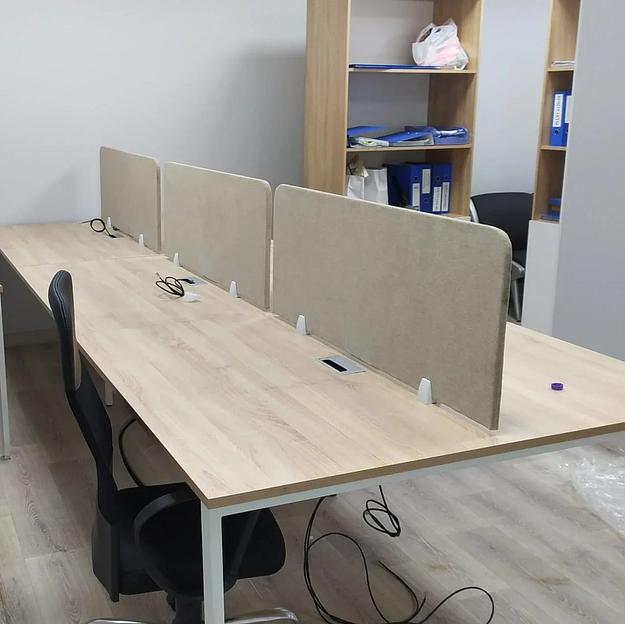 Офисный стол 6-местный с перегородками, под заказ фото 4