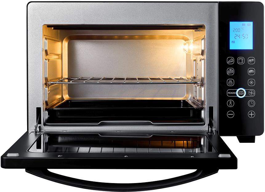 Мини-печь Hyundai MIO-HY096 28л. 1600Вт черный фото 4