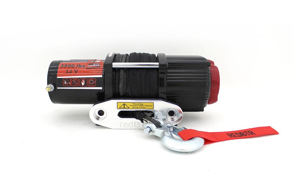 Лебедка для квадроцикла 12В 3500 lbs синтетика ОПТ фото 4