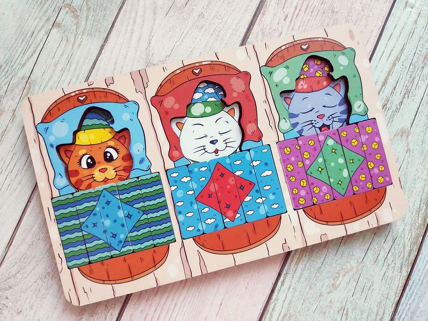 Вкладыш «Котята спят» опт фото 1