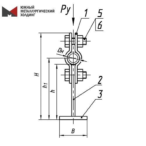 Опора подвижная ТПР.05.06(3).00.000 фото 1