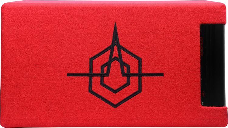 Сабвуфер автомобильный Ural АС-У12А КРАСНЫЙ 300Вт активный (30см/12") фото 3