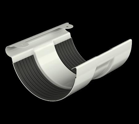 Соединитель желоба Вегасток 125 мм PE 125х90 фото 1