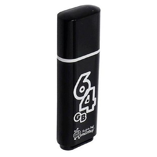 Smartbuy USB Drive 64Gb Glossy series Black SB64GBGS-K фото 1