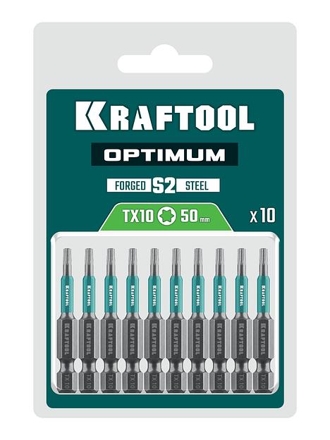 KRAFTOOL OPTIMUM TX 10, 50 мм, 10 шт, биты (26126-10-50-10) фото 2