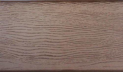 Панель сайдинга из ДПК Darvolex с тиснением, коричневая фото 1