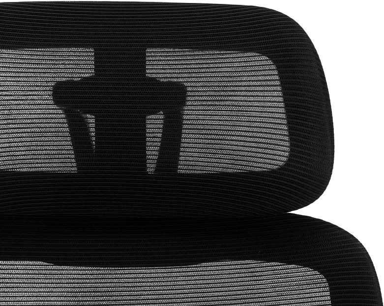 Кресло руководителя Бюрократ Wise черный сетка/ткань с подголов. крестов. пластик фото 10