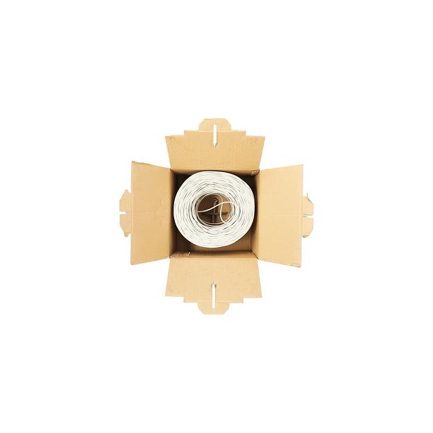 Кабель сетевой PREMIER 23-115 305 UTP, кат.5E, 305м, 4 пары, 26AWG, алюминий омедненный, одножильный, серый фото 1