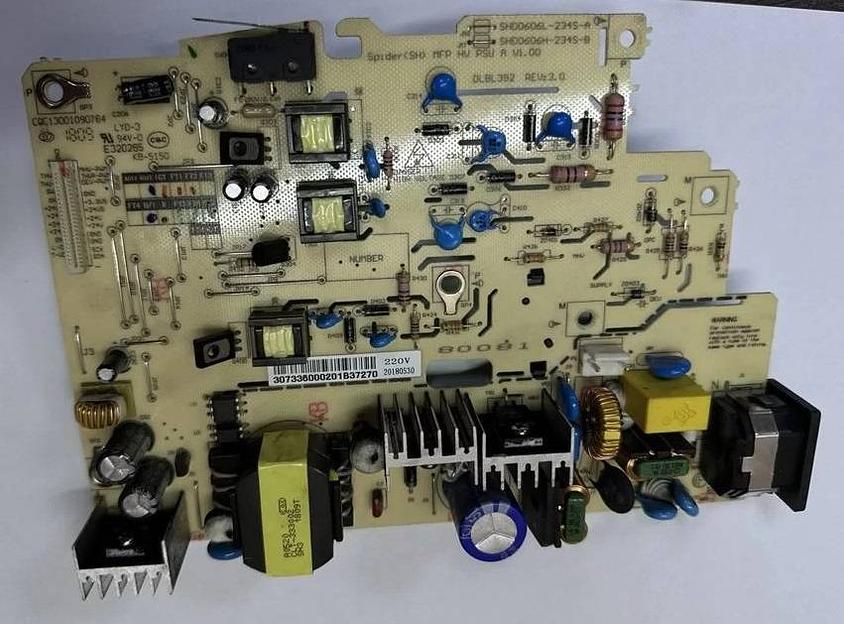 Плата питания Pantum M6200/6500/6550/6600 (301022743001/307336001602/301022142001) OEM фото 4