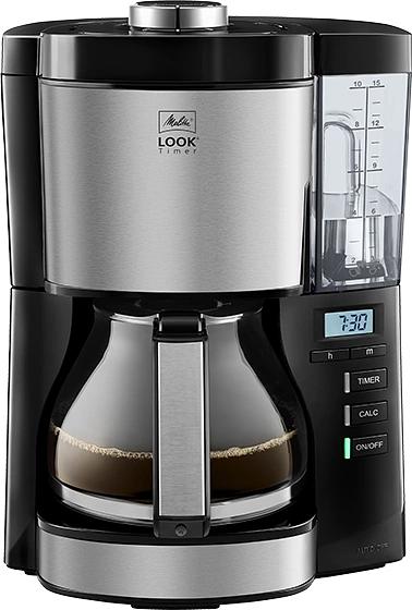 Кофеварка капельная Melitta 1025-18 1000Вт черный/нержавеющая сталь фото 1