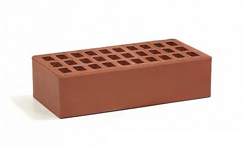 Кирпич лицевой керамический одинарный 1НФ М150 250х120х65 мм, бордо фото 1