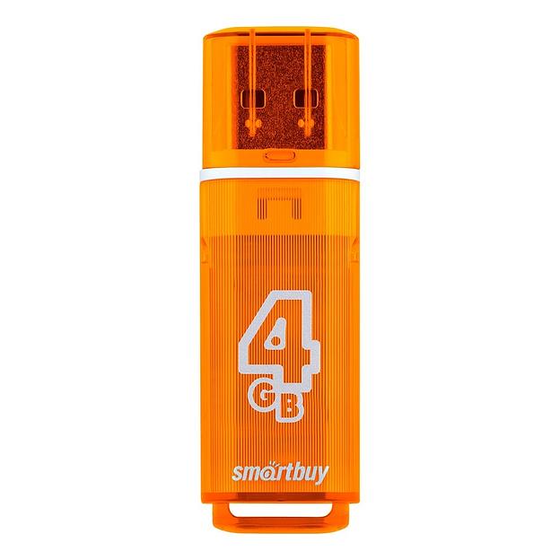 Smartbuy USB Drive 4GB Glossy series Orange (SB4GBGS-Or) фото 1