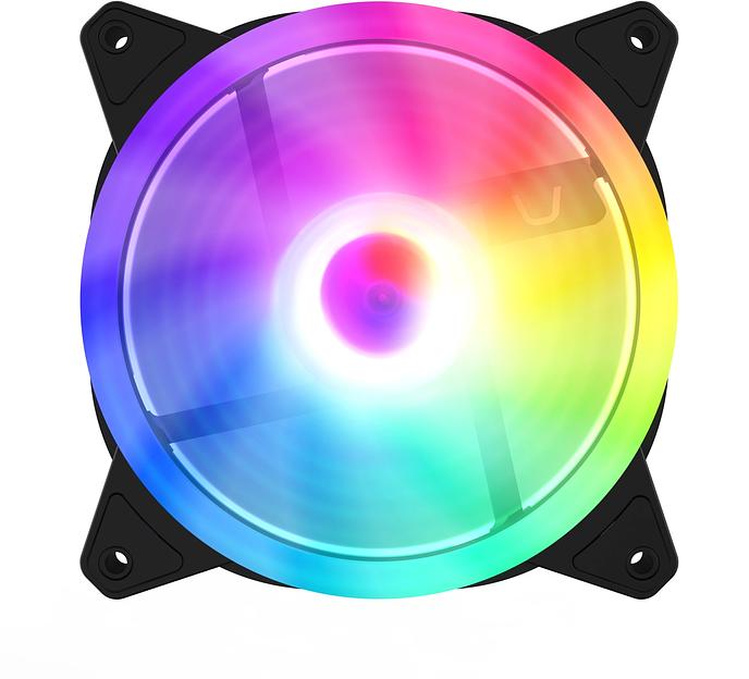 Вентилятор GMNG GG-CF120ARGB2-PWMBK 120x120x25mm 4-pin Ret фото 1