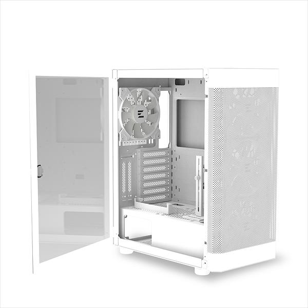 Корпус ZALMAN i4 TG, ATX, WHITE, FRONT MESH, WINDOW, 4x3.5", 2x2.5", 1xUSB2.0, 2xUSB3.0, FRONT 3x140mm FRGB, REAR 1x140mm FRGB (i4 TG White) фото 9