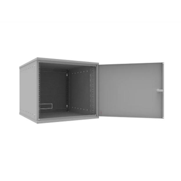 Шкаф телекоммуникационный настенный 9U, 523х600х465мм серия LITE (металлическая дверь) фото 5