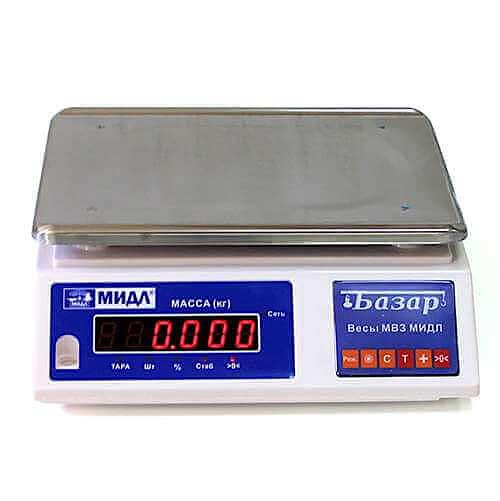 Настольные электронные фасовочные весы МТ 30 ВДА «Базар 2(у) H» фото 1