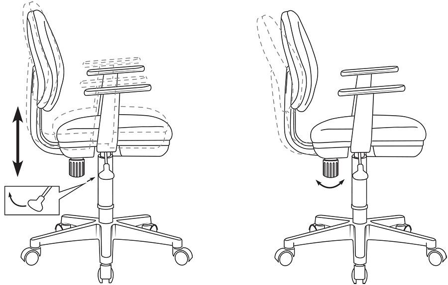 Кресло детское Бюрократ CH-W356AXSN мультиколор маскарад крестовина пластик пластик белый фото 5