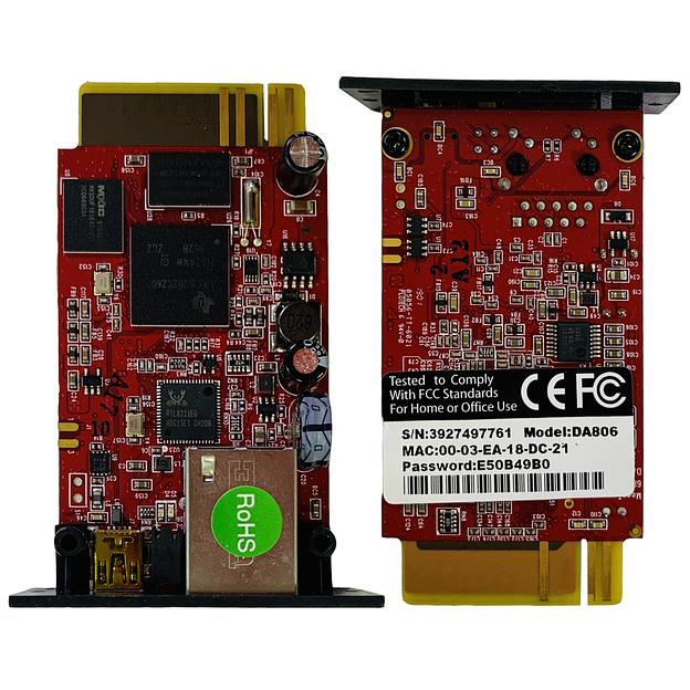 Модуль удаленного мониторинга SNMP DA806 для ИБП фото 3