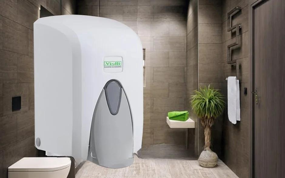 Диспенсер (дозатор) для мыла пенки Vialli F5 500 мл, белый фото 1