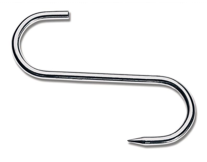 Крюк для мяса S-образный l=16 см. d=3,5 см. (70 кг) Icel /1/ фото 1