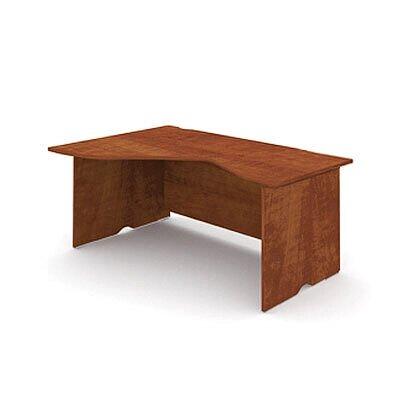 Стол письменный угловой MS на упрощенном ДСП каркасе с низкой передней панелью (глубина 110 см) МИЛАН фото 1