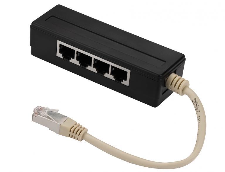 Y-адаптер, 4 параллельных порта, горизонтальный (TWT-Y-1P4H) фото 1