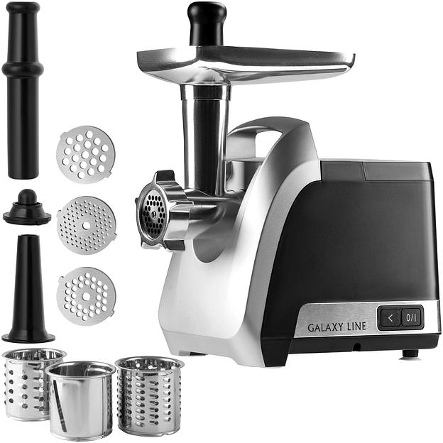 Мясорубка Galaxy Line GL 2423 2200Вт черный/черный фото 2