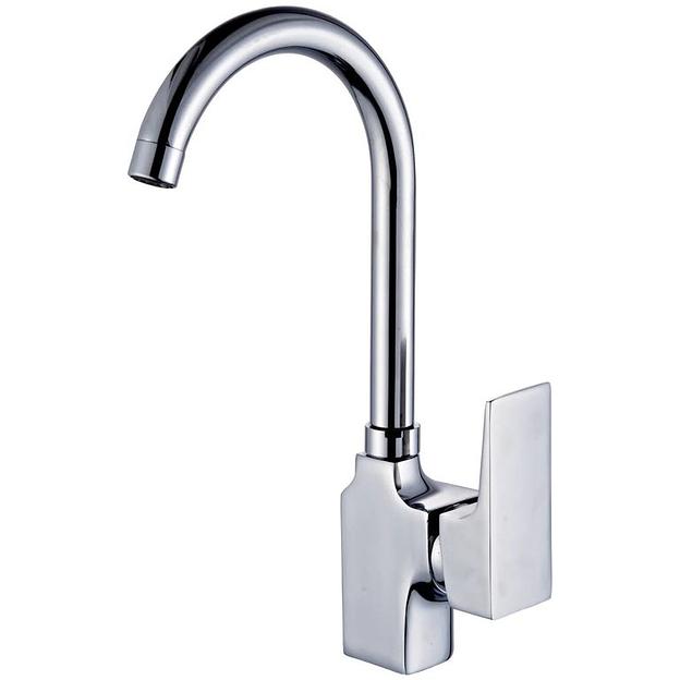 Смеситель для мойки одноручный "Juguni Luxe" с гибкой подводкой фото 1