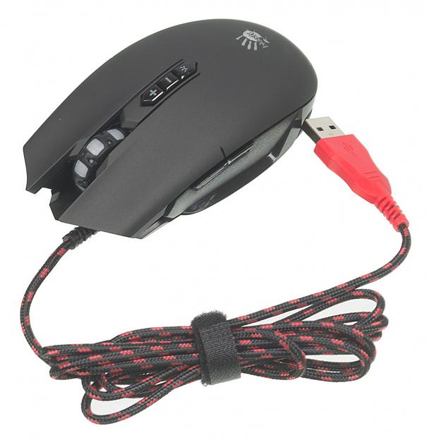 Мышь A4Tech Bloody Q80 черный оптическая (3200dpi) USB3.0 (8but) фото 9