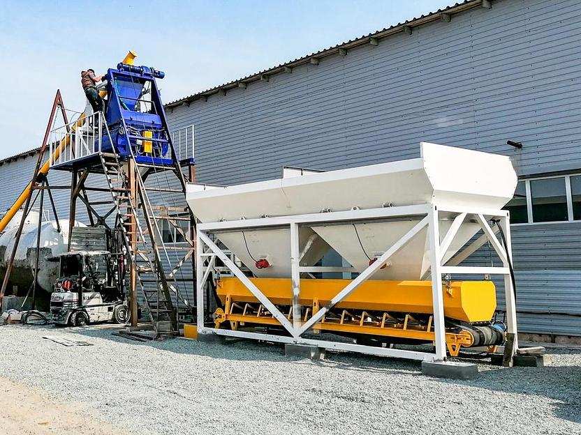 Бетонный завод СКИП-45 фото 4