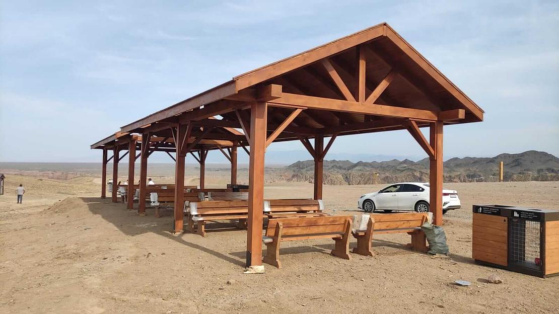 Навес деревянный Derevo Style «Навес № 1» фото 5