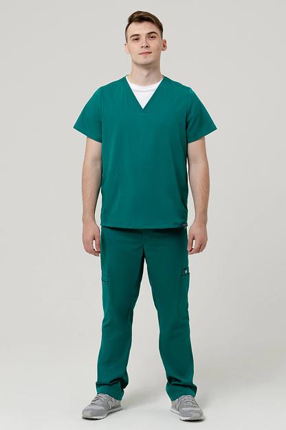 Топ медицинский Indiform мужской IF6-03-05-1, 29 Emerald, опт фото 3