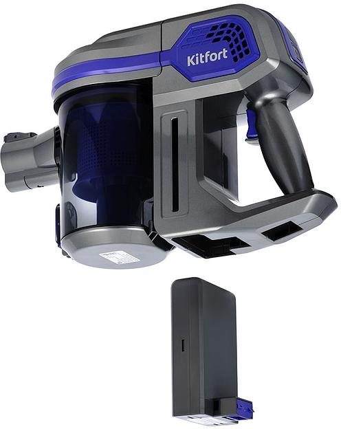 Пылесос ручной Kitfort КТ-5103 синий фото 3