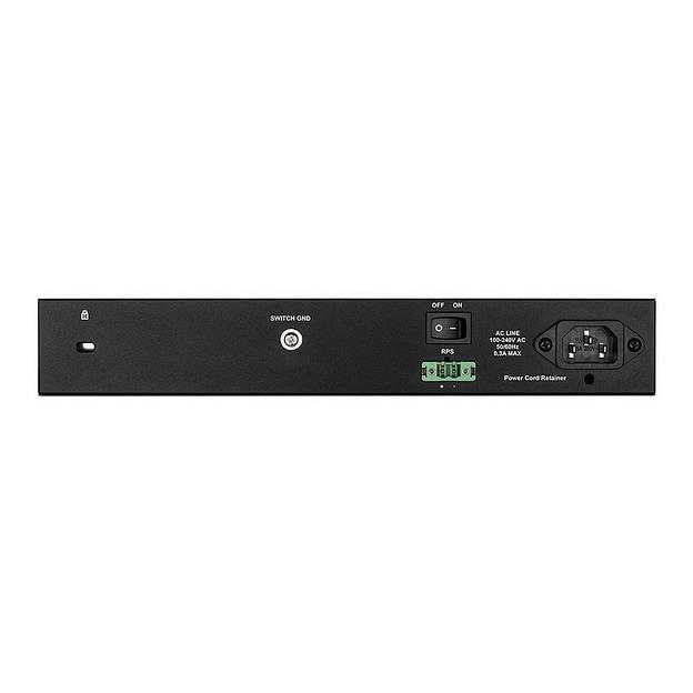 Коммутатор D-Link DGS-1210-10/ME/B2A, L2 Managed Switch with 8 10/100/1000Base-T ports and 2 1000Base-X SFP ports.16K Mac address, 802.3x Flow Control, 4K of 802.1Q VLAN, 802.1p Priority Queues, Traffic Segmen (DGS-1210-10/ME/B2A) фото 2