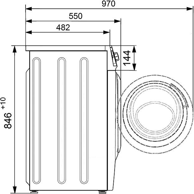 Стиральная машина Атлант СМА 70С1210-А-00 класс: A+++ загр.фронтальная макс.:7кг белый фото 2