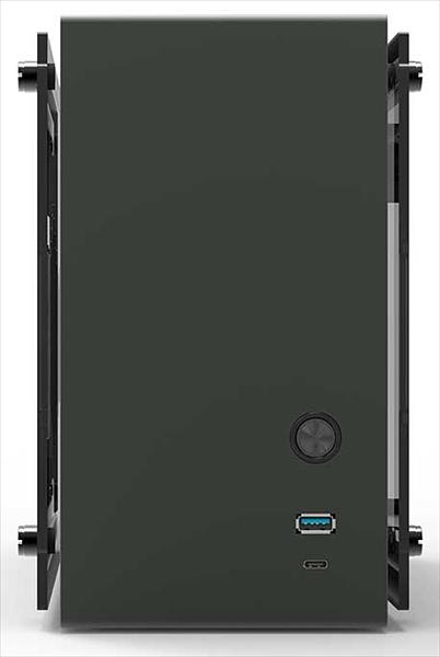 Корпус ZALMAN M2 MINI, MITX, ALUMINIUM, GRAY, WINDOWx2, RISER CARD, 2x3.5", 3x2.5", 1xUSB3.0, 1xUSB3.1 TYPE-C, TOP 1x80mm (M2 mini (Gray)) фото 1