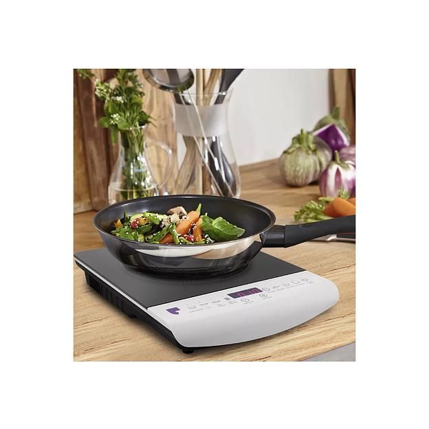 Индукционная плитка  Kitfort  КТ-101 Черный  Белый фото 3