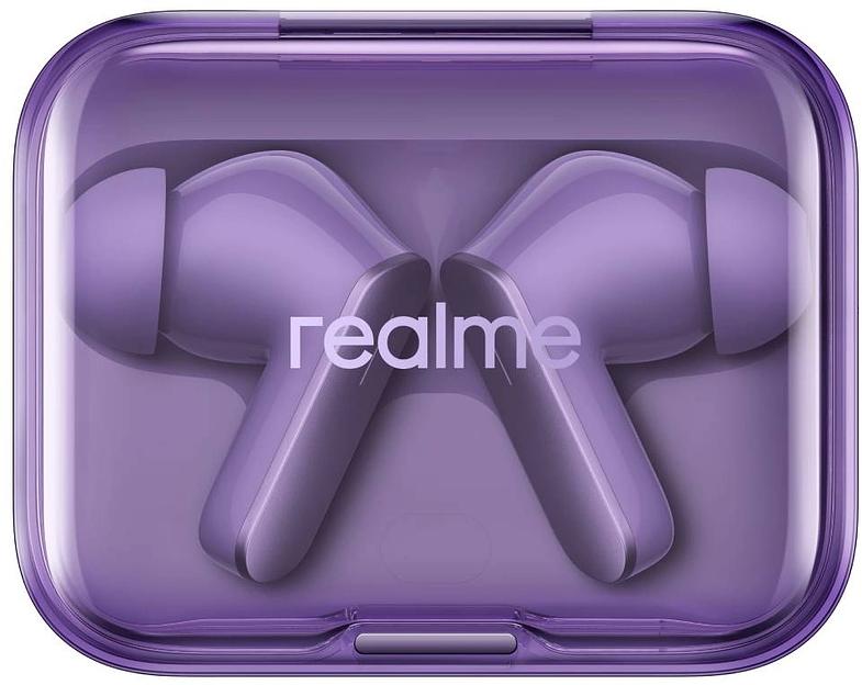 Гарнитура внутриканальные Realme Air 7 фиолетовый беспроводные bluetooth в ушной раковине (6941764451032) фото 3